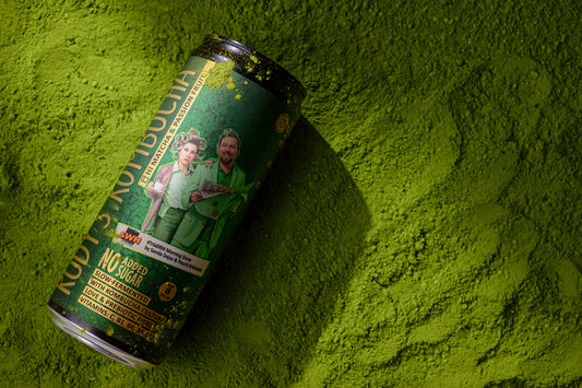 SWH X Rudy's collaboration - Matcha & Passion Fruit (9x330ml) - Rudy's Kombucha