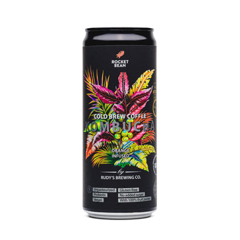 Cold Brew Coffee & Orange (9x330ml) - Rudy's Kombucha