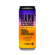 HARD Passion Fruit Alc. 5,0% ABV (9x330ml) - Rudy's Kombucha