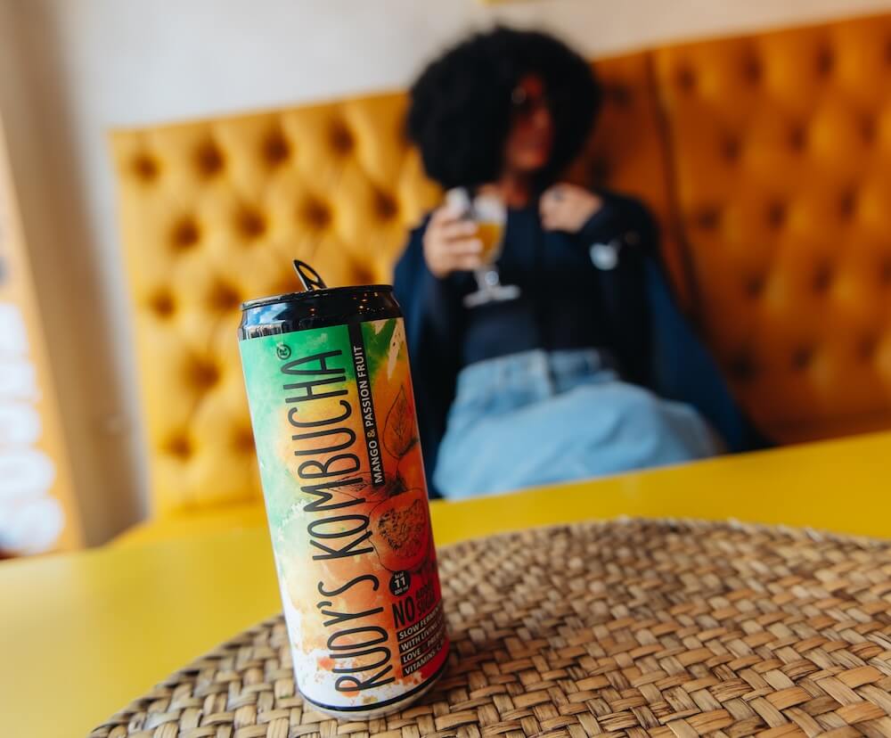 Mango & Passion Fruit (9x330ml) - Rudy's Kombucha