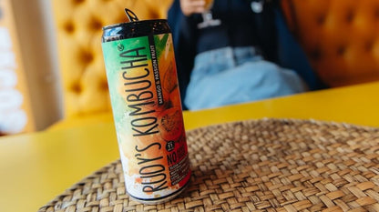 Mango & Passion Fruit (9x330ml) - Rudy's Kombucha