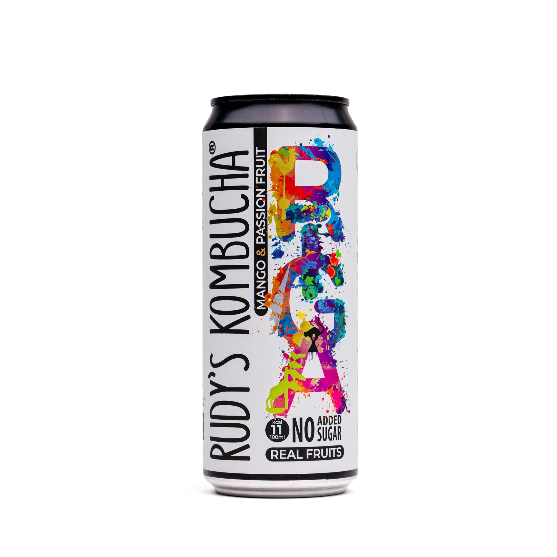 Rīgai - 825. Tev - īpašā Rudy’s kombuča Rīgai - Passion Fruit & Mango (9x330ml)