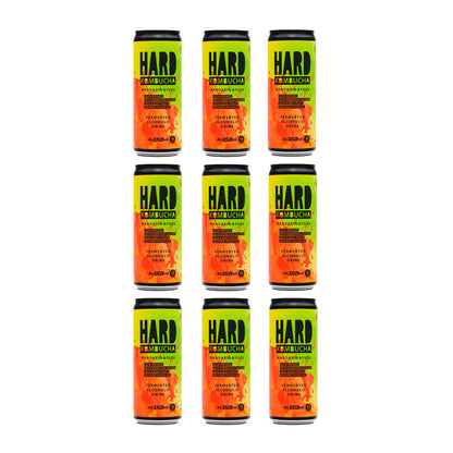 HARD Mandarin & Yuzu Alc. 4,5% ABV (9x330ml) - Rudy's Kombucha