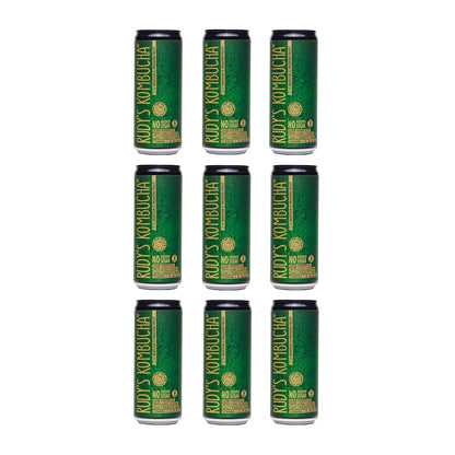 Hi Matcha X Rudy's collaboration - Matcha & Passion Fruit (9x330ml) - Rudy's Kombucha
