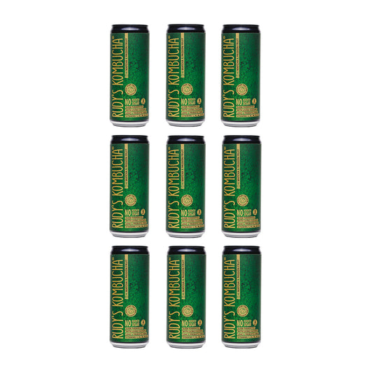 Hi Matcha X Rudy's collaboration - Matcha & Passion Fruit (9x330ml) - Rudy's Kombucha
