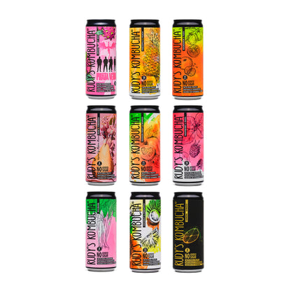 Tasting Set (9x330ml) - Rudy's Kombucha