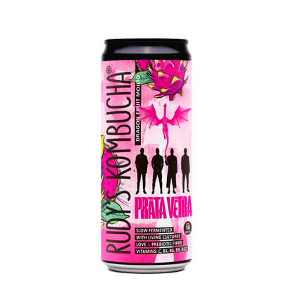 Prāta Vētra X Rudy's collaboration - Dragon Fruit Mojito (9x330ml) - Rudy's Kombucha
