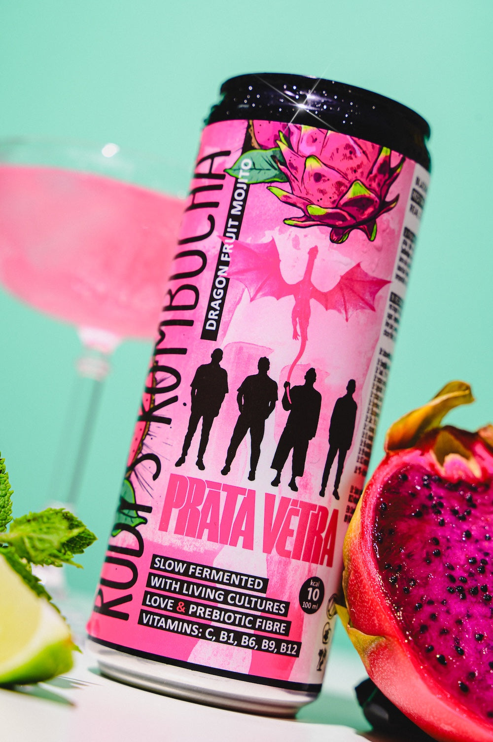 Prāta Vētra X Rudy's collaboration - Dragon Fruit Mojito (9x330ml)