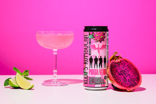 Prāta Vētra X Rudy's collaboration - Dragon Fruit Mojito (9x330ml) - Rudy's Kombucha
