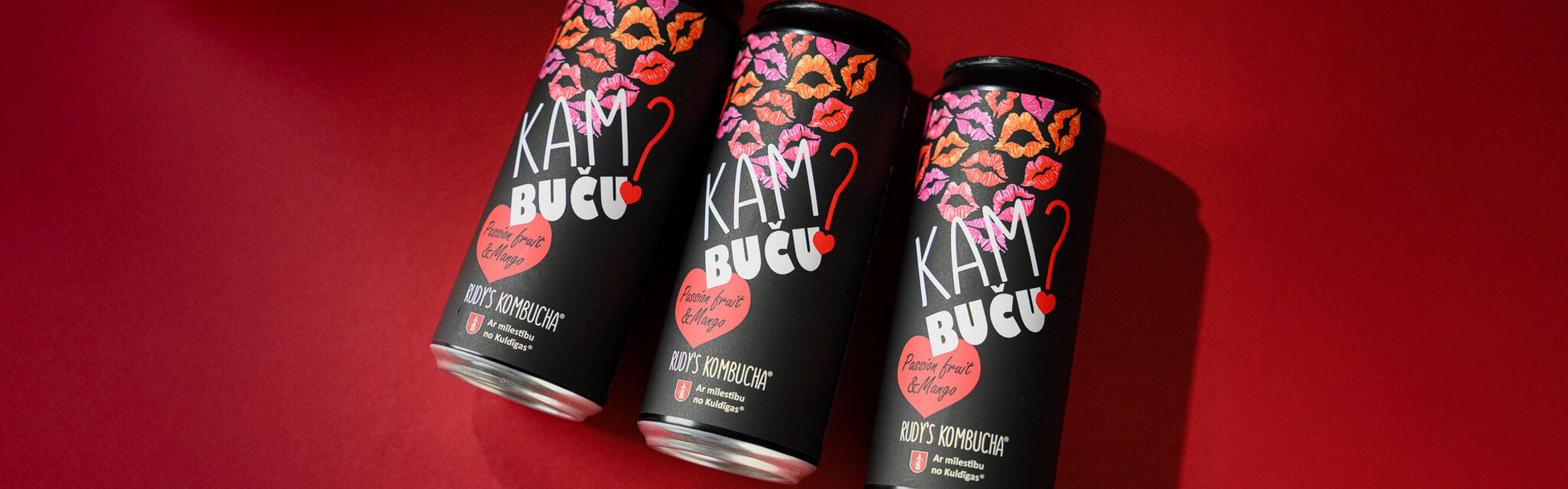 KAM BUČU? Passion Fruit & Mango (9x330ml) - Rudy's Kombucha