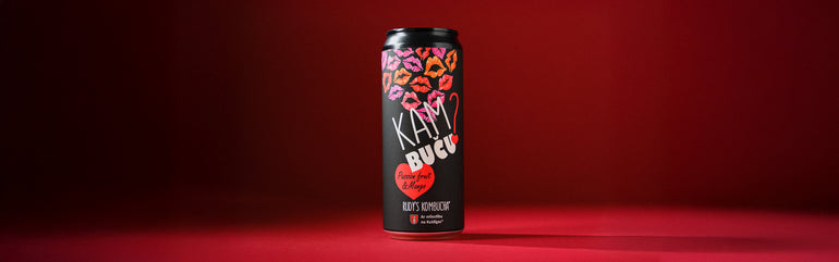 KAM BUČU? Passion Fruit & Mango (9x330ml) - Rudy's Kombucha