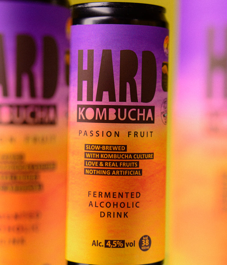 HARDE Pasjonsfruktalkohol 4,5 % ABV (9 x 330 ml)